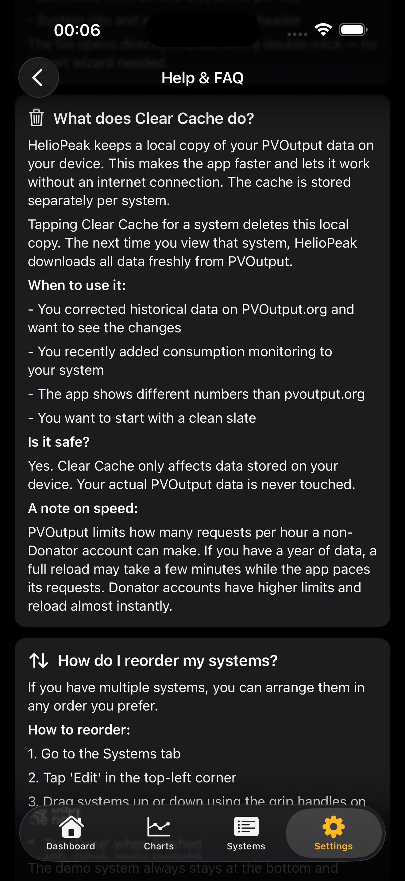 HelioPeak Help and FAQ