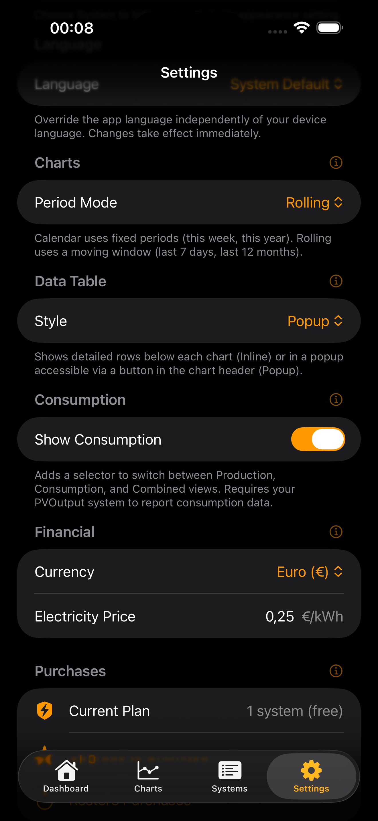 HelioPeak Customization Settings